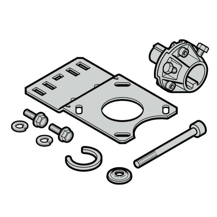 Set pour transmission pour arbre creux 40mm Hormann Réference 637004