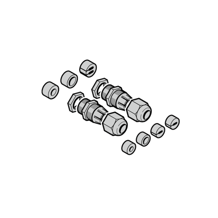 Set de raccords 2 x M16 Hormann Réference 638038