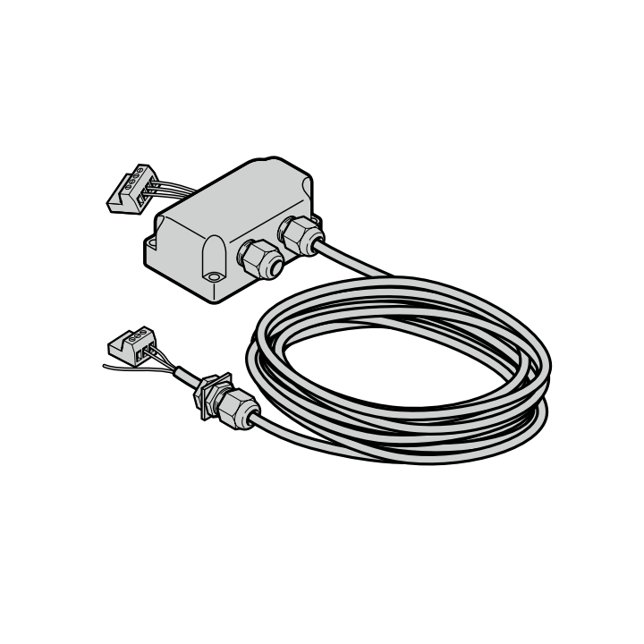 Câble de connexion moteur 3 x 1,5 mm lg 4000mm Hormann Référence 638045