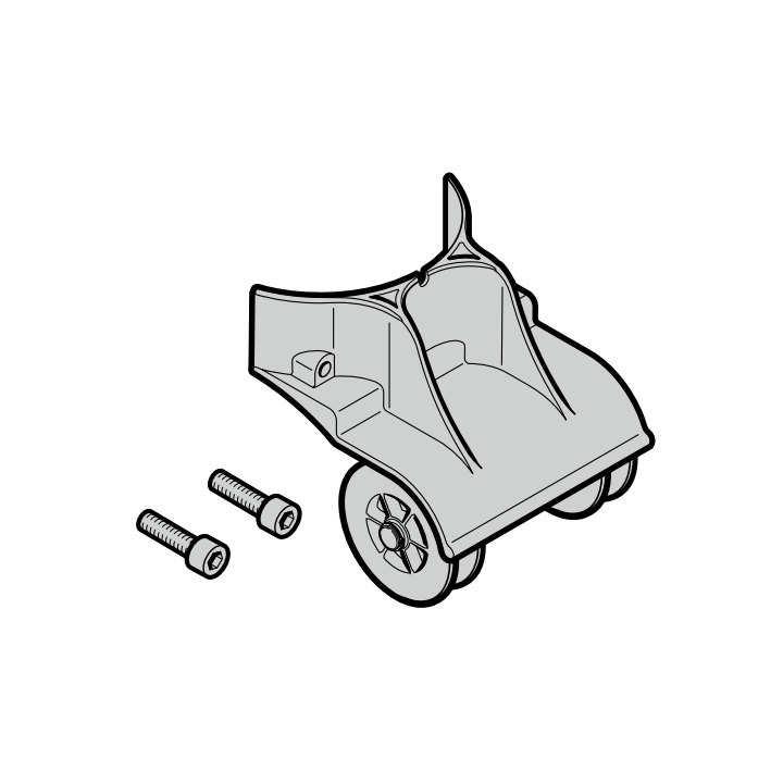 Poulie de renvoi pour chaîne manuelle de secours Hormann Référence 637022