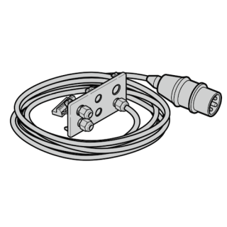 Câble de raccordement 400V Lg 2000mm Hormann Réference 638355