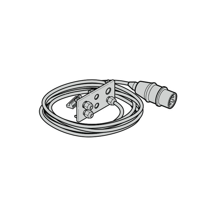 Câble de raccordement 400V Lg 3000mm Hormann Réference 638489