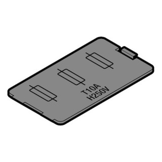Couvercle fusible pour commandes 545 / 560 Hormann Référence 4514330