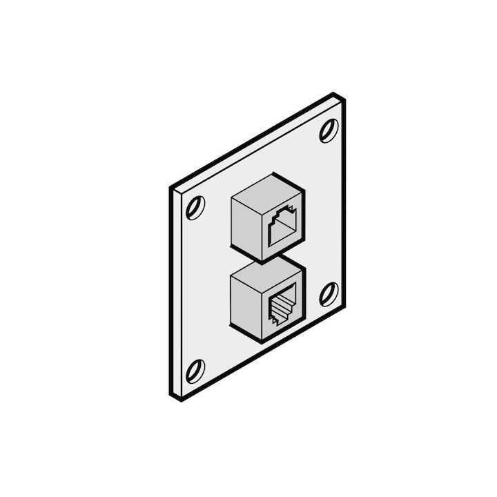 Platine pour contact de portillon incorporé standard, AT 2 Hormann référence 436432