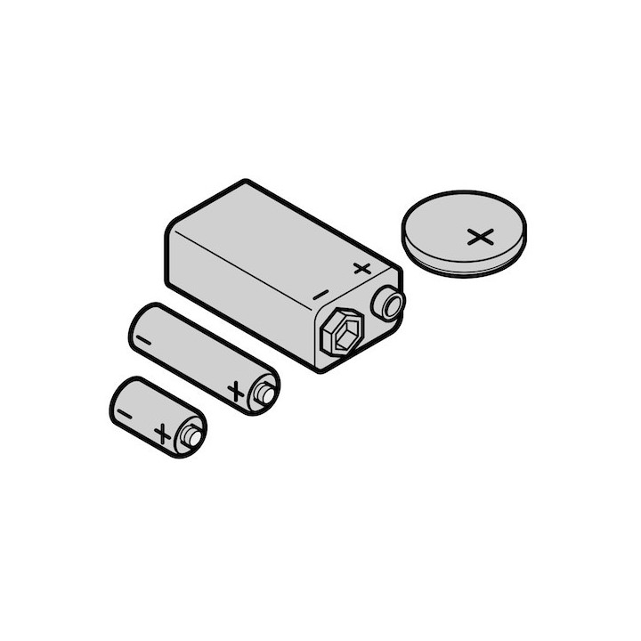 Piles 9 V, E-block Hormann Référence 436025