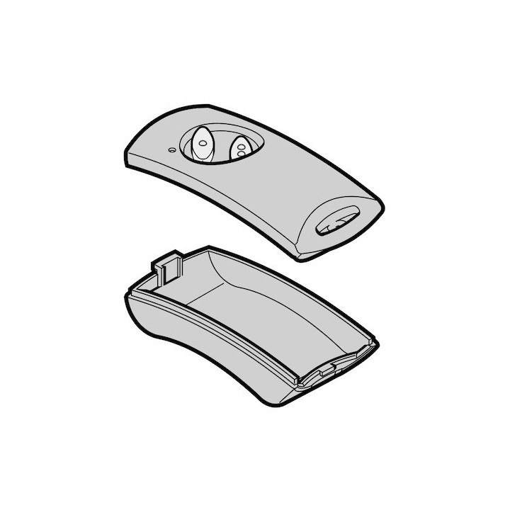 Kit de boîtier RSE 2 coques supérieure et inférieure pour EcoStar Hormann Référence 439521