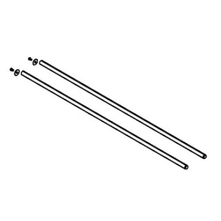 Set complet axes de charnière arrière MLS / MRS 1500 Hormann Référence 2011387