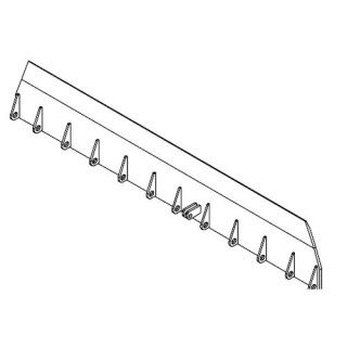 Lèvre MLS / MRS 2250 Ral 9017 antidérapant Type S Hormann Référence 2000041
