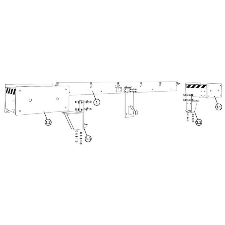 Butoir à console MRS V Galvanisé Hormann Référence 2011378