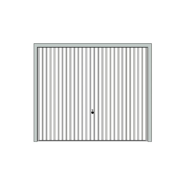 ++Porte Berry N80 Motif 902 Ral 9016 Blanc Trafic