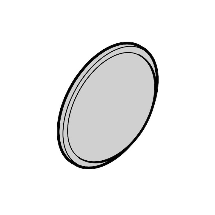 Verre pour feux de signalisation TL30 rouge Hormann référence 438725