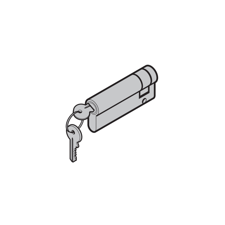 Demi cylindre profilé 70 +10mm Hormann Référence 3021076 - 3091443