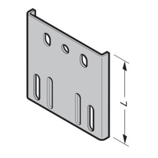 Support de rail de guidage L193mm Hormann Référence 3013600