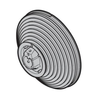 Tambour d'enroulement droite conique taille 7 pour ferrures V, VU avec poulie à rebord Hormann Référence 3042734