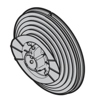 Tambour d'enroulement Droite Taille 6 Ferrure V et VU Hormann Référence 3086208