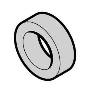 Lot de 2 bagues d'écartement et circlip pour boulon de positionnement de câble Hormann Référence 3046587