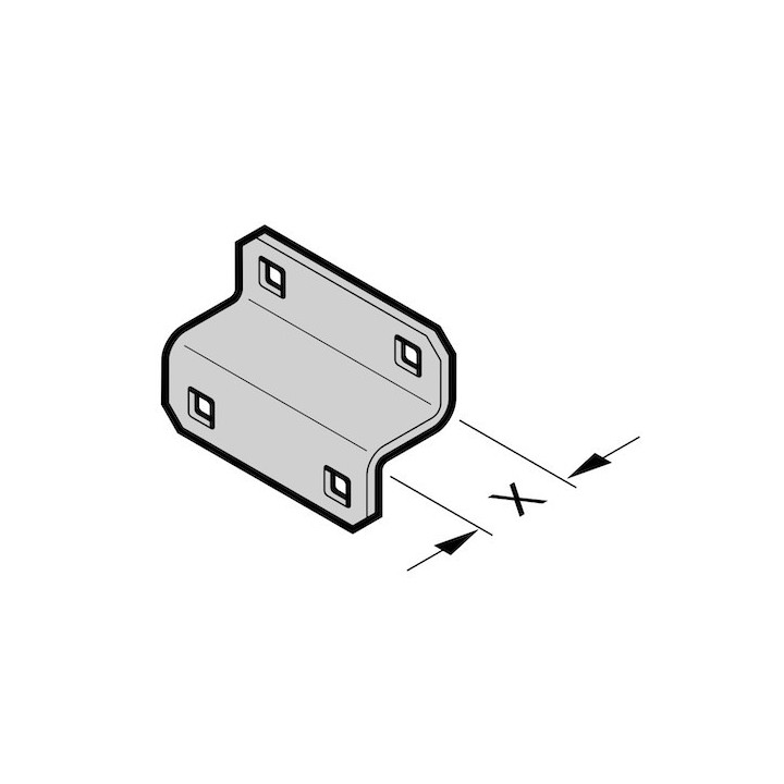 Equerre de soutien pour console x19mm Hormann Référence 3088620