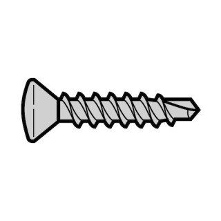 Lot de 10 vis perceuse 3,5 x 9,5 galvanisée Hormann Référence 3041298