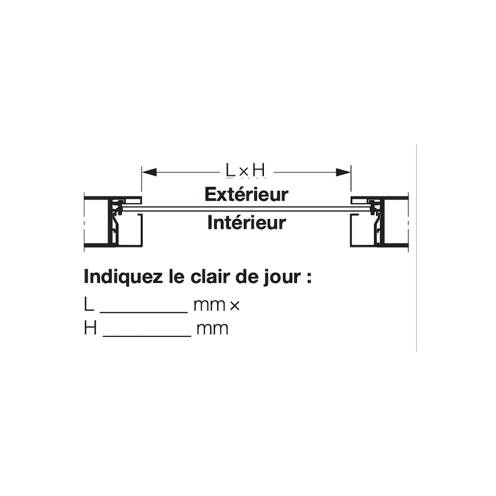 Tôle perforée en acier inoxydable, LB, perforation de 8mm Hormann Référence 3095231