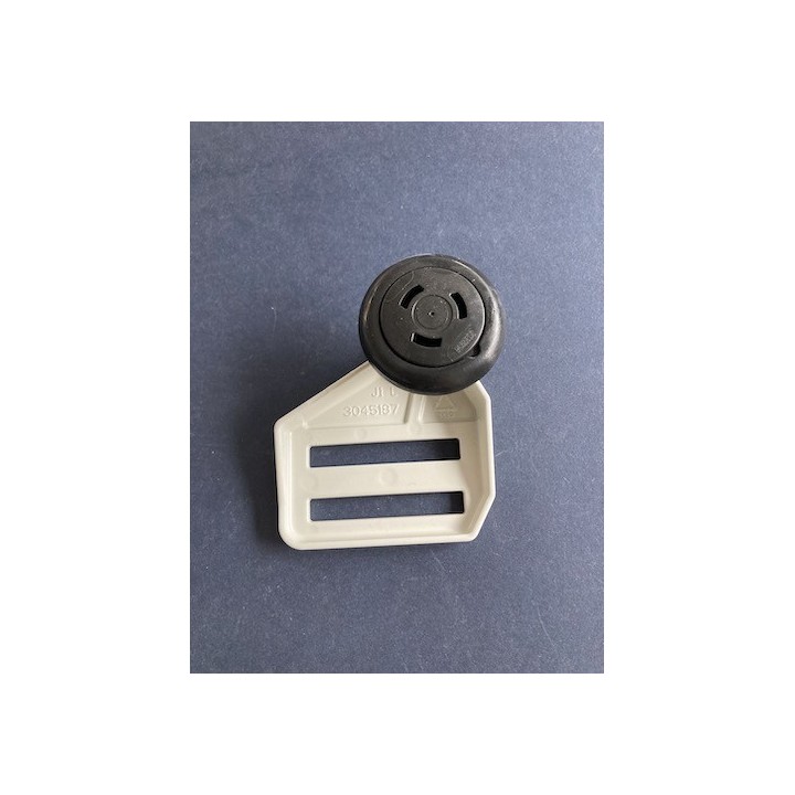 Support et roulette haute gauche Ral 9002 Ferrure N Hormann Référence 4016317