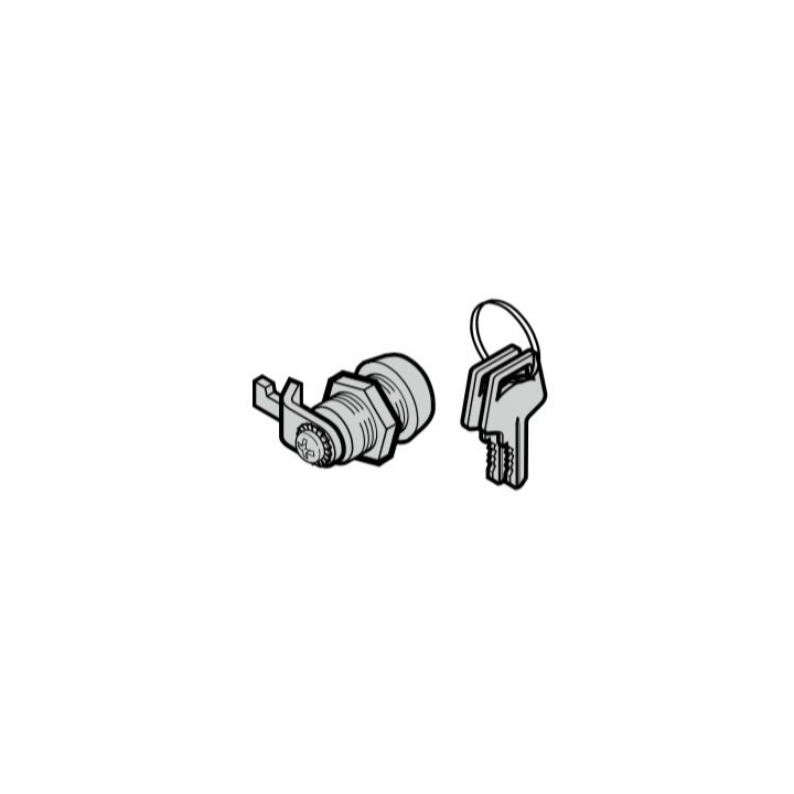 Serrure à came batteuse pour capot de moteur Lineamatic Portronic S 4000 (2 clés à gorge incluses) Hormann Référence 439359