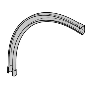 Courbe de rail de guidage 90° R510 ferrure NH Hormann Référence 3097682