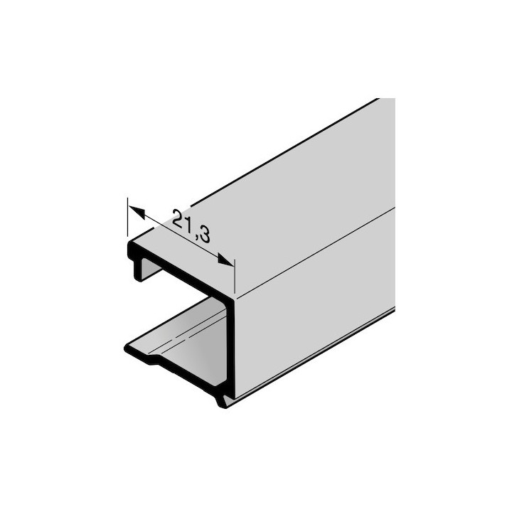 Parclose en aluminium pour portillon indépendant GA 014, E6 / C35 Hormann Référence 3097079