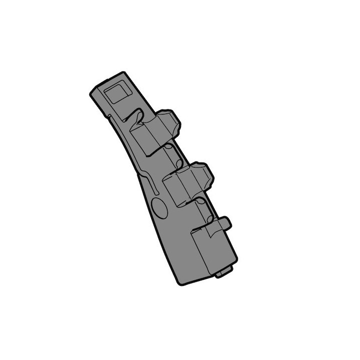 Guidage de câble gauche, ferrure L section de porte inférieure égale ou inférieure à 500mm Hormann Référence 3096961