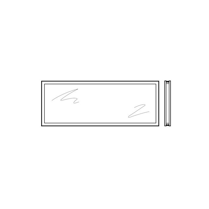 Vitre double polycarbonate transparente 26mm, C2 Hormann Référence 4007852