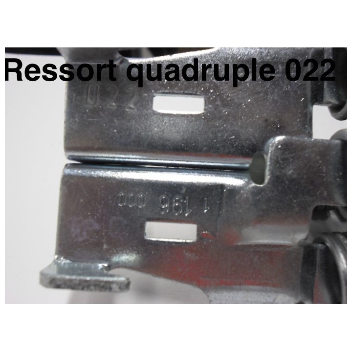 022 - 422 Kit de 2 ressorts quadruples porte N80/S95 Hormann Référence 1195022P