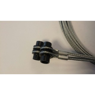 Câbles Long 2365 Ferrure Z Hauteur 1875mm Hormann référence 3064346
