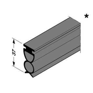 Profilé de fermeture avec temporisation RollMatic OD Hormann Référence ERSROLL3