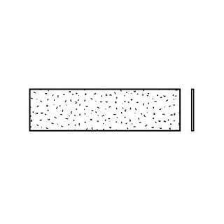 Vitre simple synthétique type D 680mm cristallin Hormann Référence 3062925