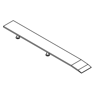 Segment 500 - 1000 galvanisée pour niveleur de quai Hormann HTL2 Référence 308410
