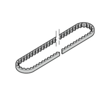Courroie dentée rail FS60 long SupraMatic Hormann Référence 438697