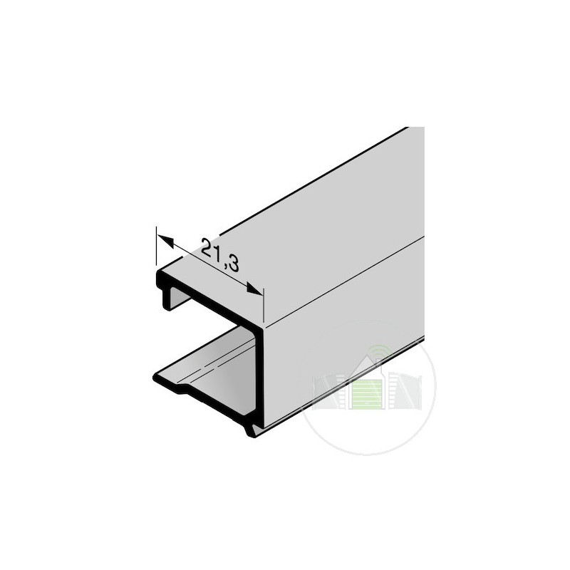 Parclose en aluminium pour portillon indépendant GA 014, E6 / C0 Hormann Référence 3097078