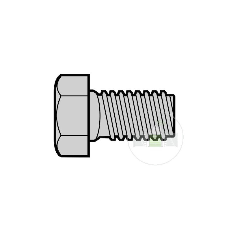 Lot de 10 Vis à six pans avec cuvette M8 x 18, galvanisée Hormann Référence 3007928