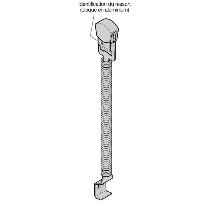 Ressort de traction N°751 Hormann Référence 3051059