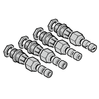 Set de raccords 4 x M16 Hormann Réference 637018