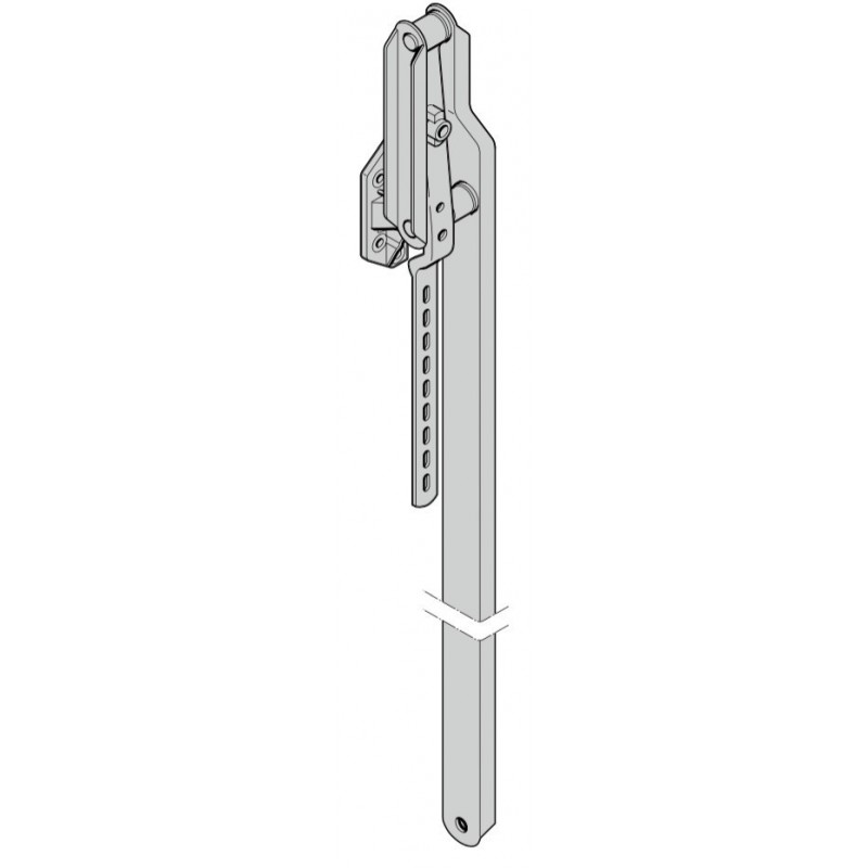 Bras gauche Hauteur 2000 de porte N80 Hormann Référence 1049502