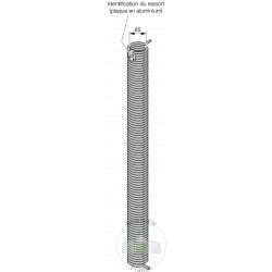 L42 Ressort de torsion porte Hormann Référence 3020363