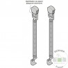 2 Ressorts de traction N°773 Hormann Référence 3054888P
