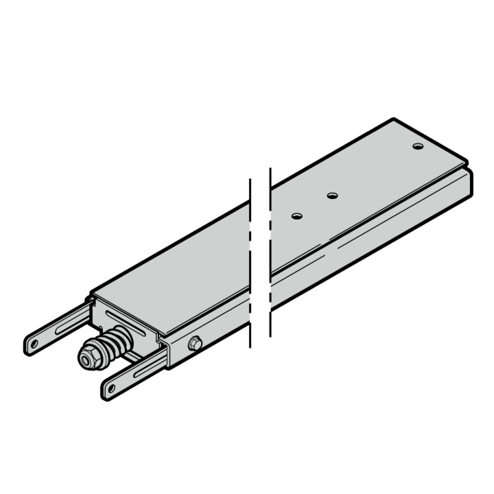 Rail de guidage Court ITO 400 (FS 400) Hormann Réference 638207