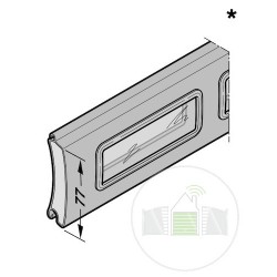 Profilé PU 77 avec vitrages RollMatic OD Hormann Référence ERSROLL11