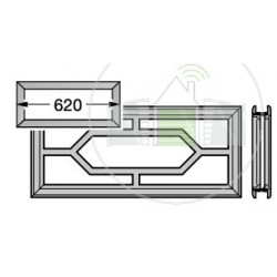 Cadre type M1 620mm Hormann Référence 4004976