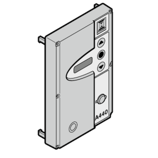 Façade de boîtier A435 avec platine de clavier Hormann Réference 637605