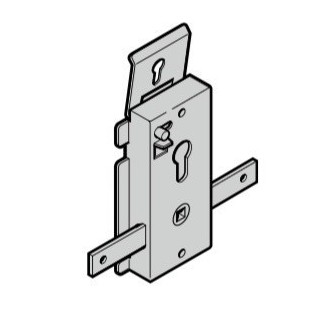 Serrure porte basculante N80 Hormann Référence 1019711