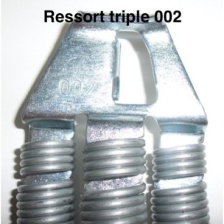 Kit de 2 ressorts 002 - 302 ressort triple porte N80/S95 hormann ref 1195002P
