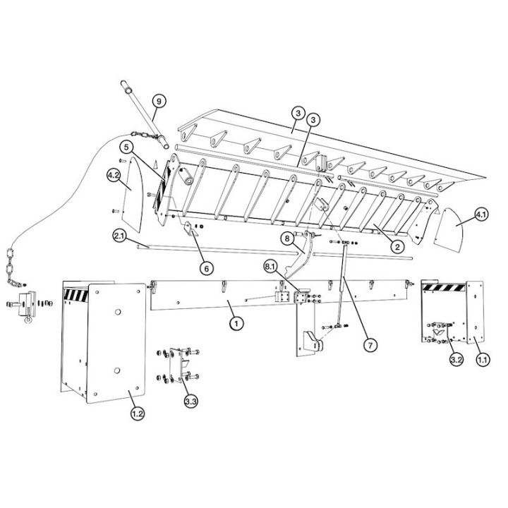 Plateforme MLS / MRS 2250 Ral 9017 Hormann Référence 181288