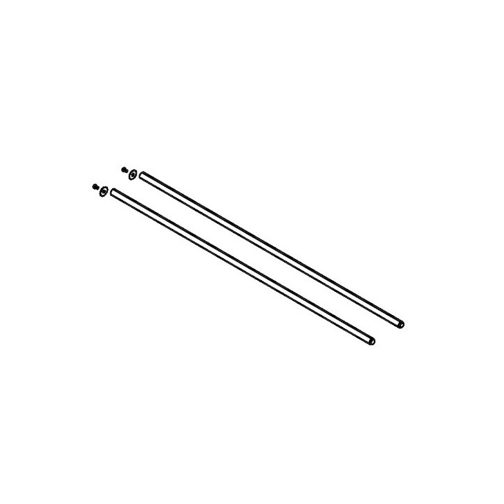 Set complet axes de charnière arrière MLS / MRS 1750 Hormann Référence 308808